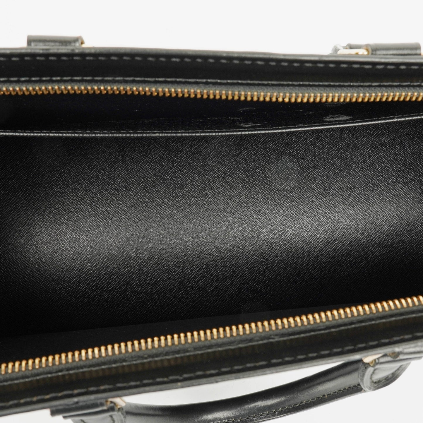 Authentic Louis Vuitton Black EPI Leather Sac Triangle Bag