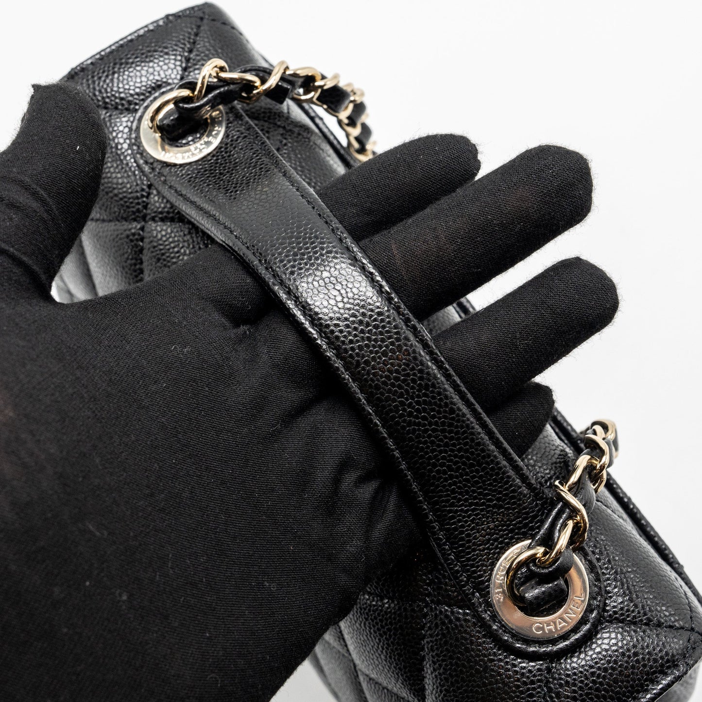 Chanel medium business affinity caviar black L (Microchip)