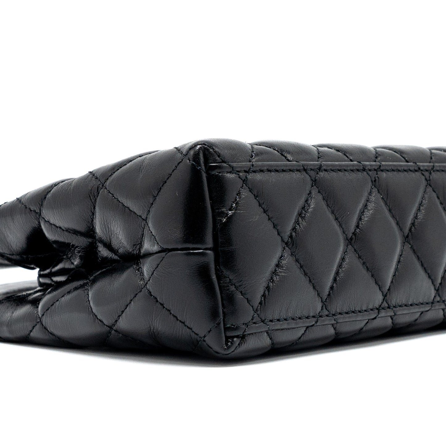 Chanel 24p Mini Shopping Tote Calfskin Black  (Microchip)