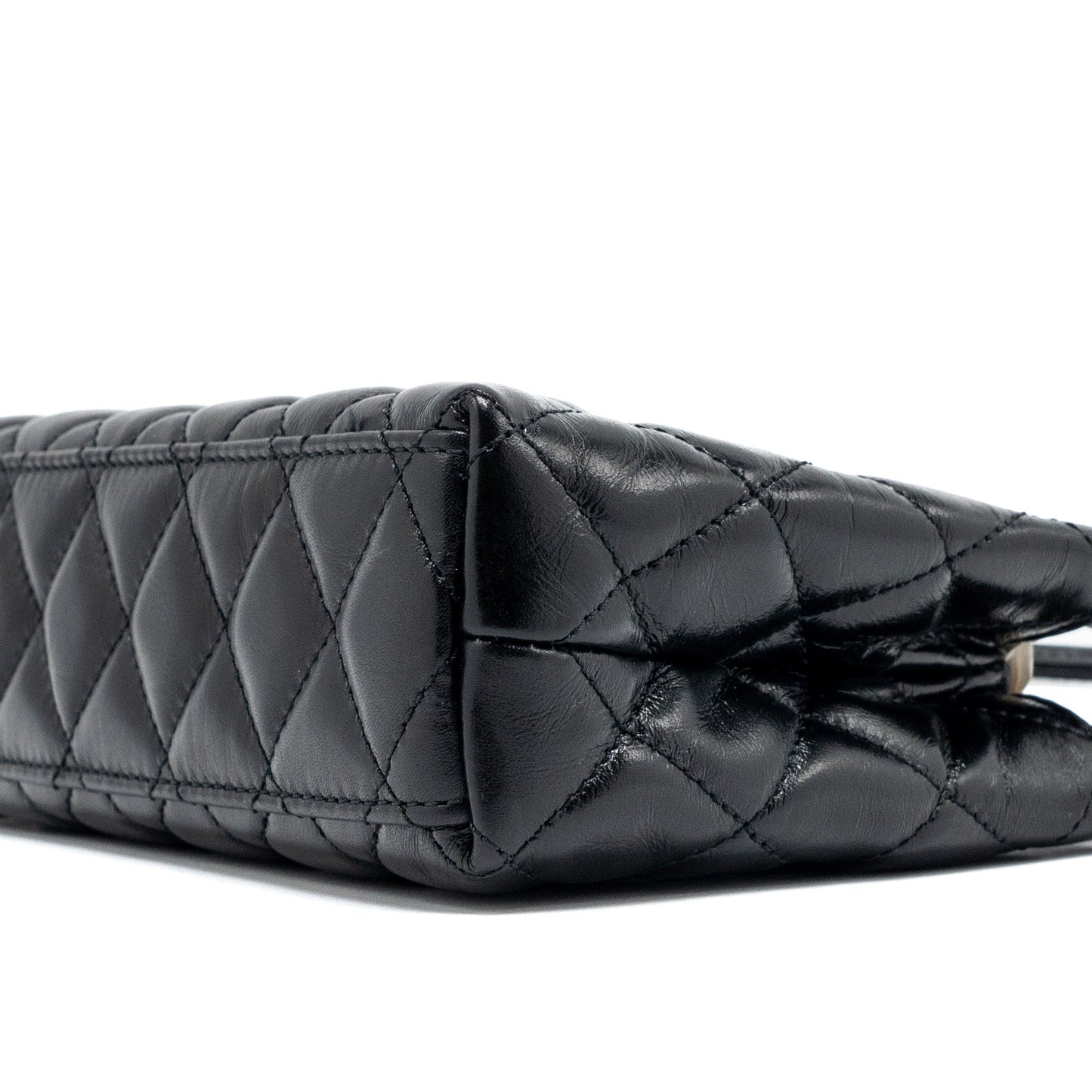 Chanel 24p Mini Shopping Tote Calfskin Black  (Microchip)