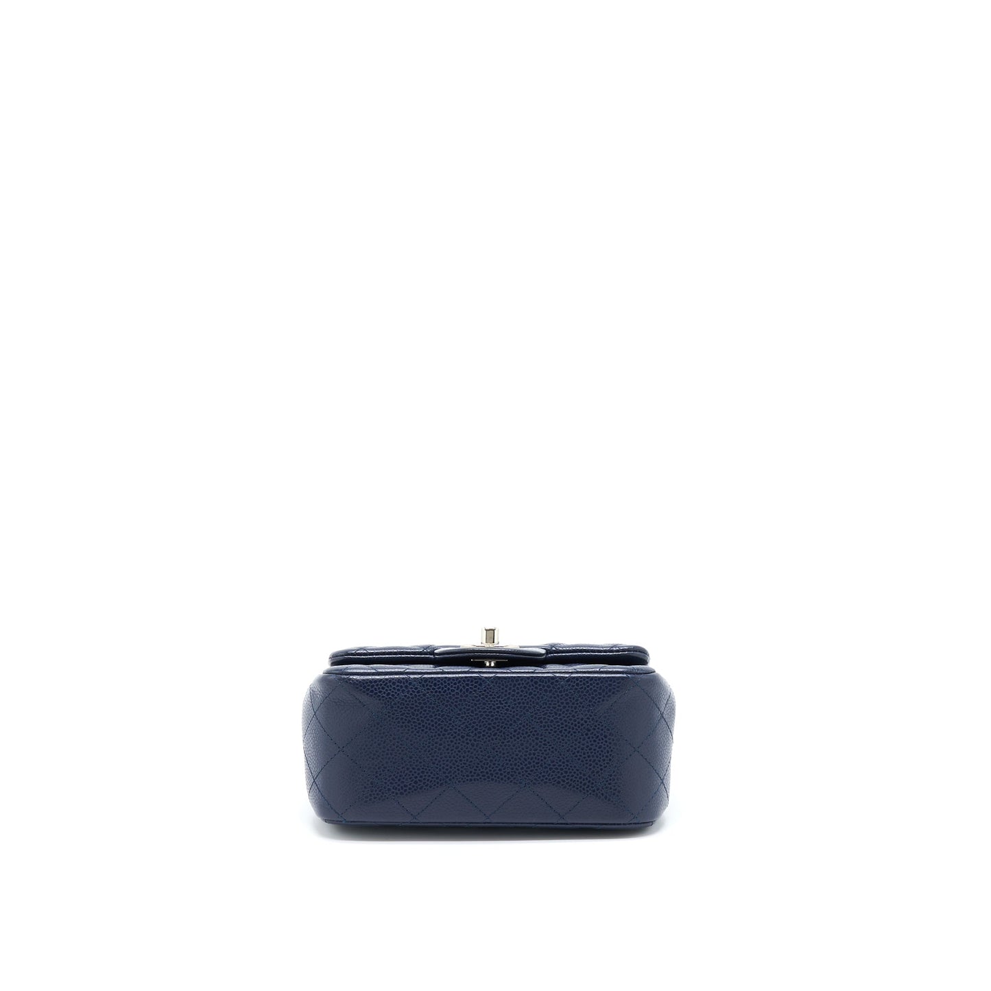 Chanel Mini Square Flap Bag Caviar Navy