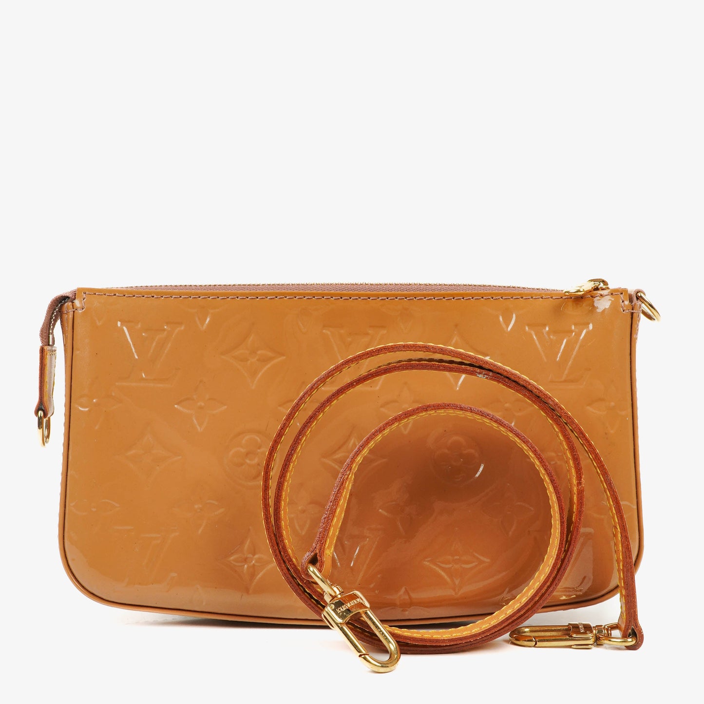 Louis Vuitton Vernis Pochette Accessories NM Rose Velours