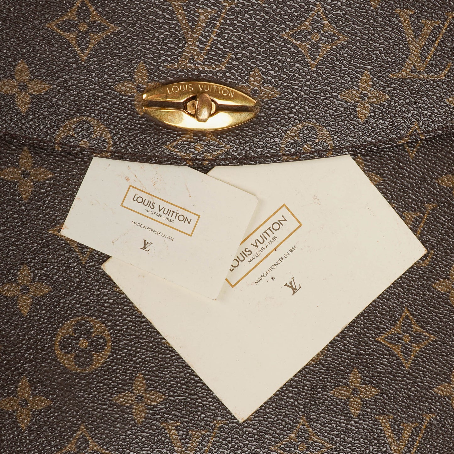 Louis Vuitton Malesherbes Monogram Canvas Handbag