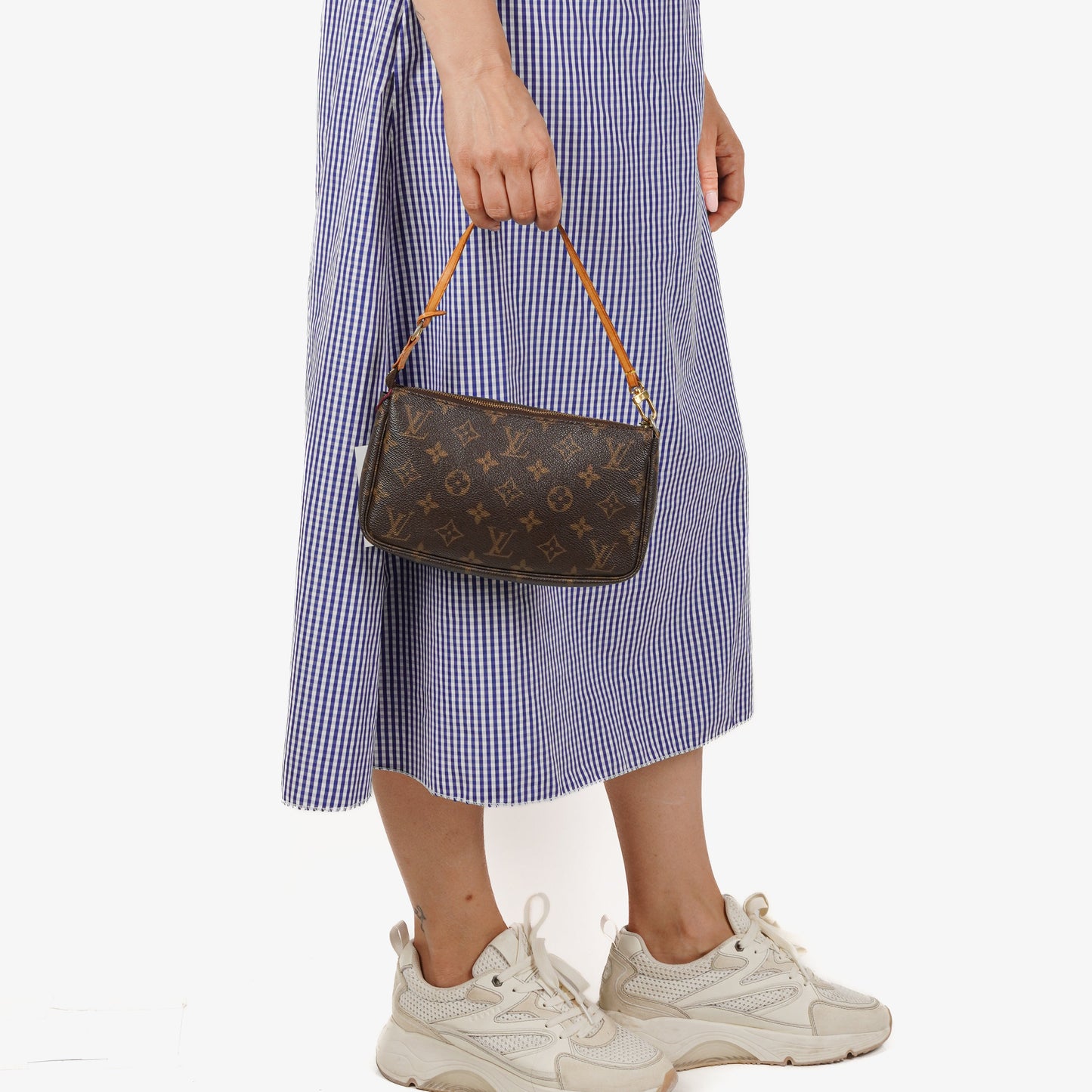 Louis Vuitton Pochette Accessoires Monogram Canvas Clutch Handbag