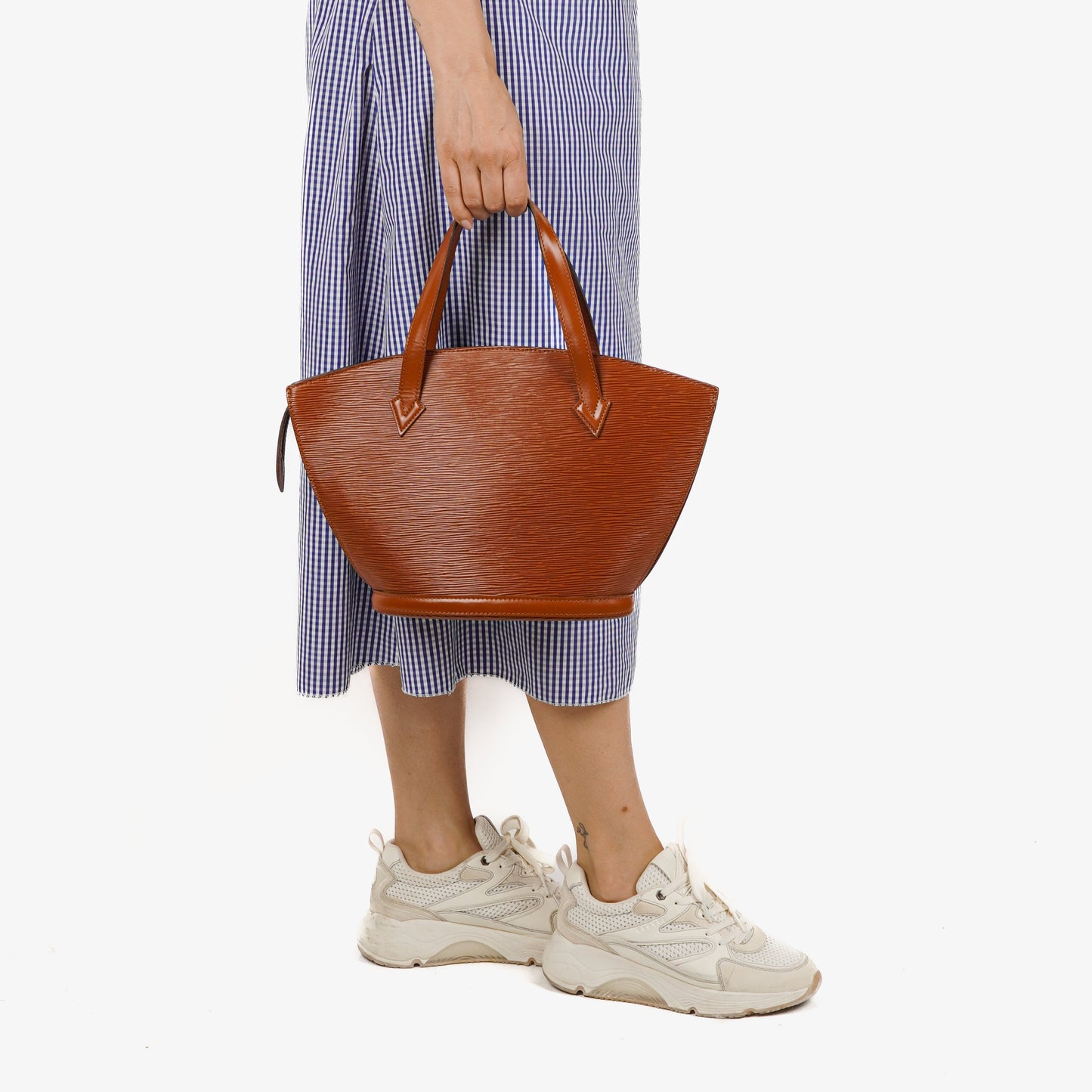 Louis Vuitton Brown EPI Leather Saint Jacques PM Shoulder Bag