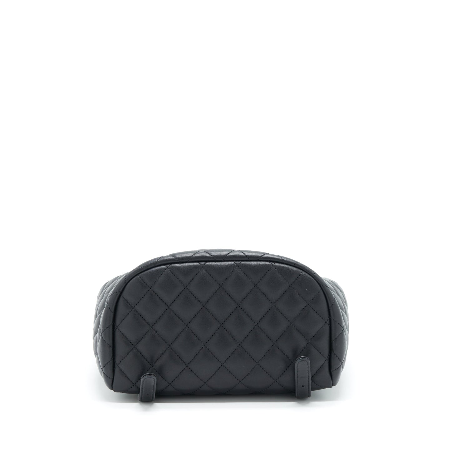 Chanel Quilted Backpack Calfskin Black