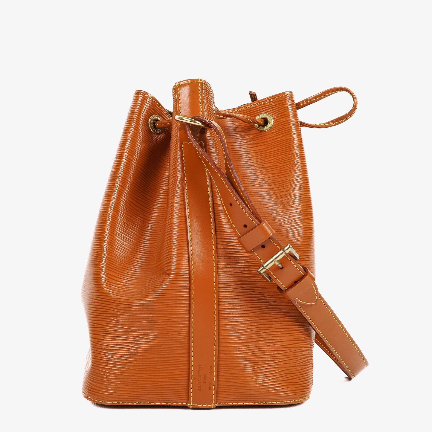 Louis Vuitton Petit Noe Cognac EPI Leather Shoulder Bag