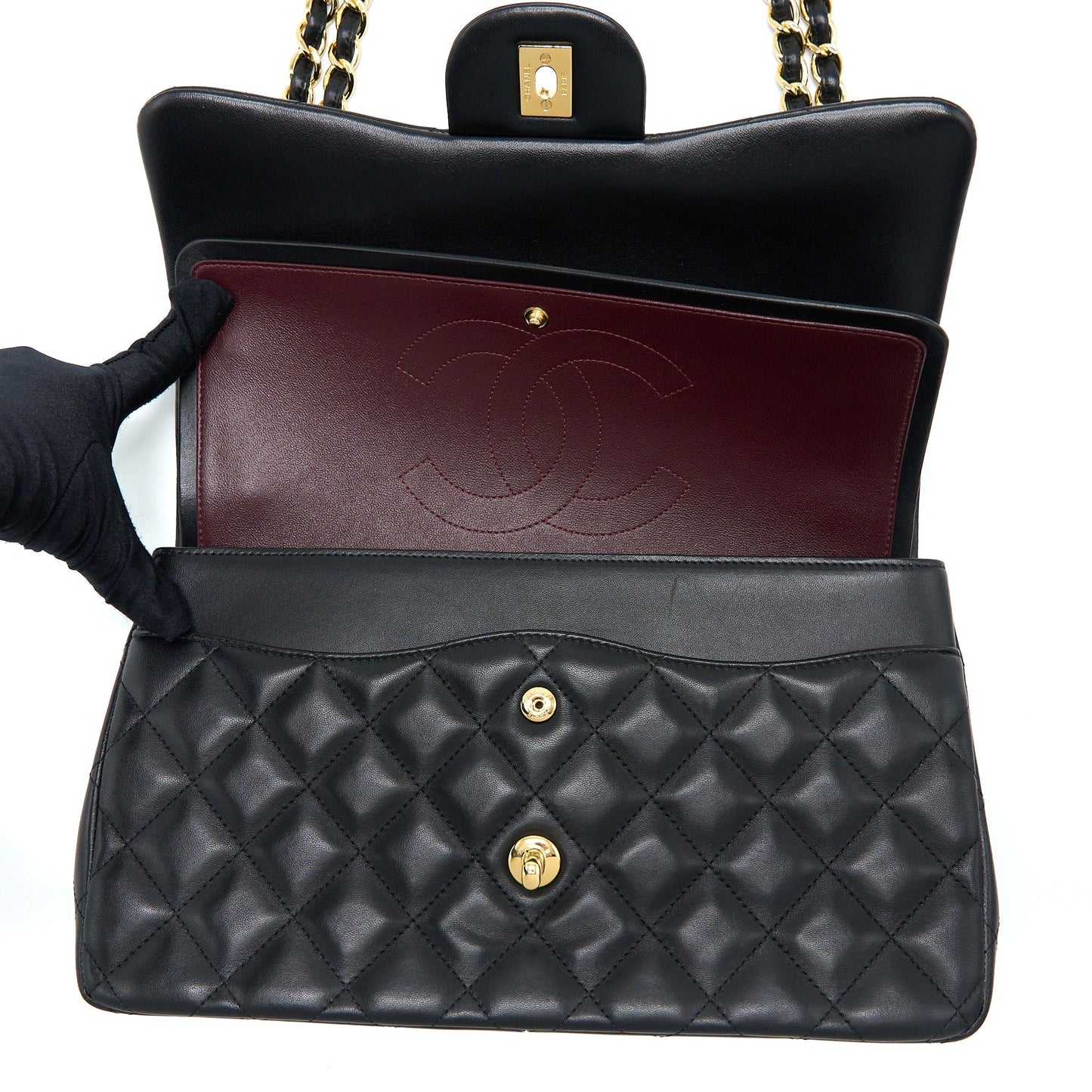 Chanel Jumbo Classic Double Flap Bag Lambskin Black