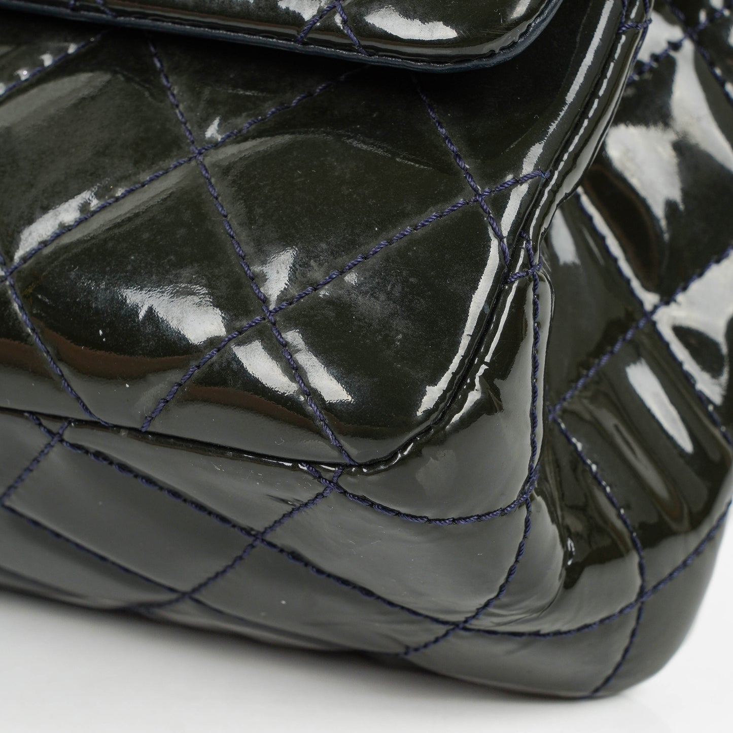 Chanel 2.55 Reissue Double Flap Patent Leather With Ruthenium Hardware