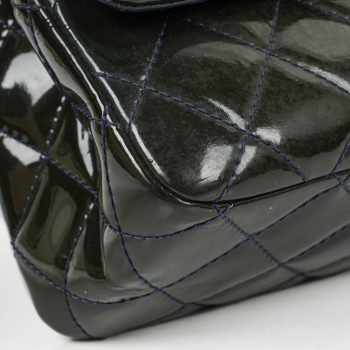 Chanel 2.55 Reissue Double Flap Patent Leather With Ruthenium Hardware