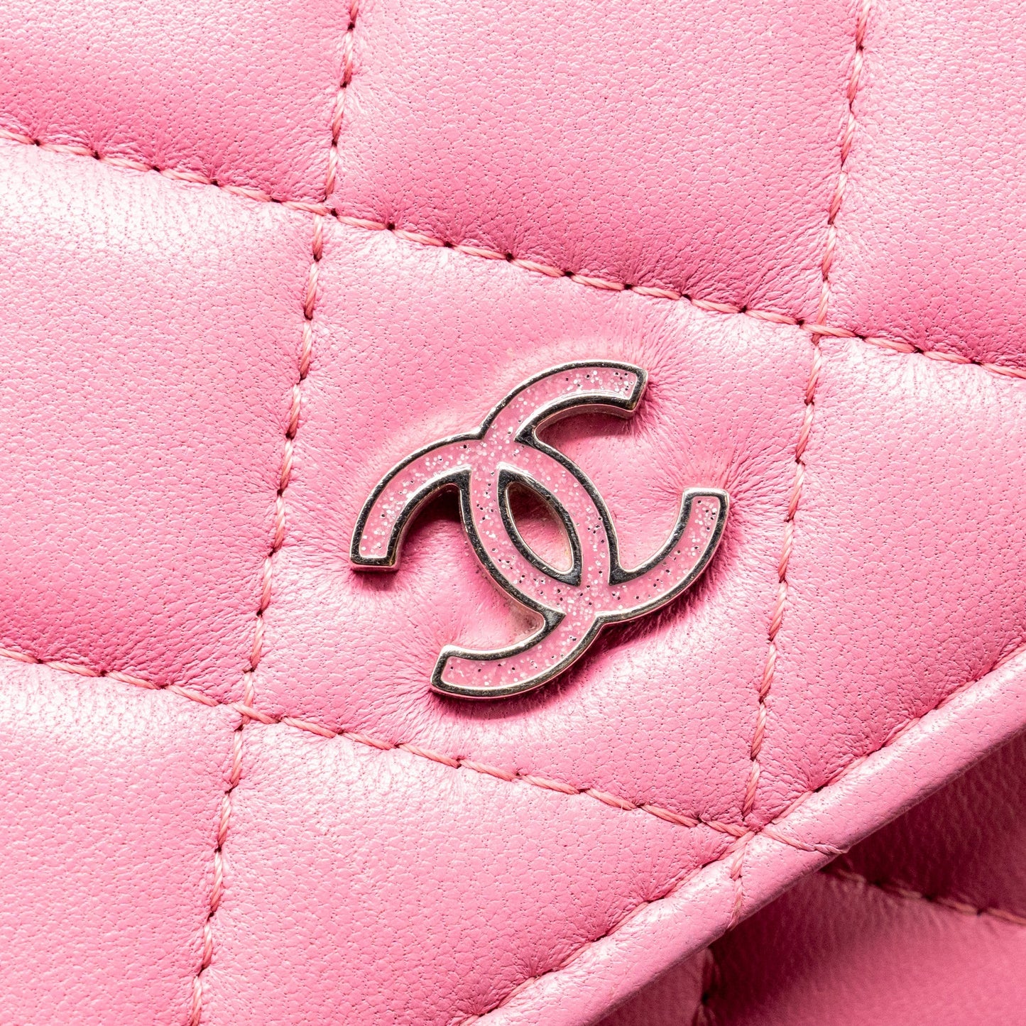 Chanel Classic Wallet on Chain Lambskin Pink