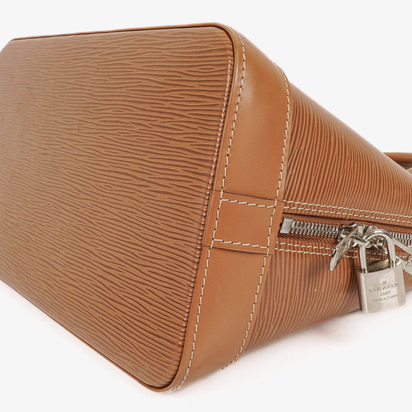 Louis Vuitton Alma PM Cannelle EPI Leather Handbag