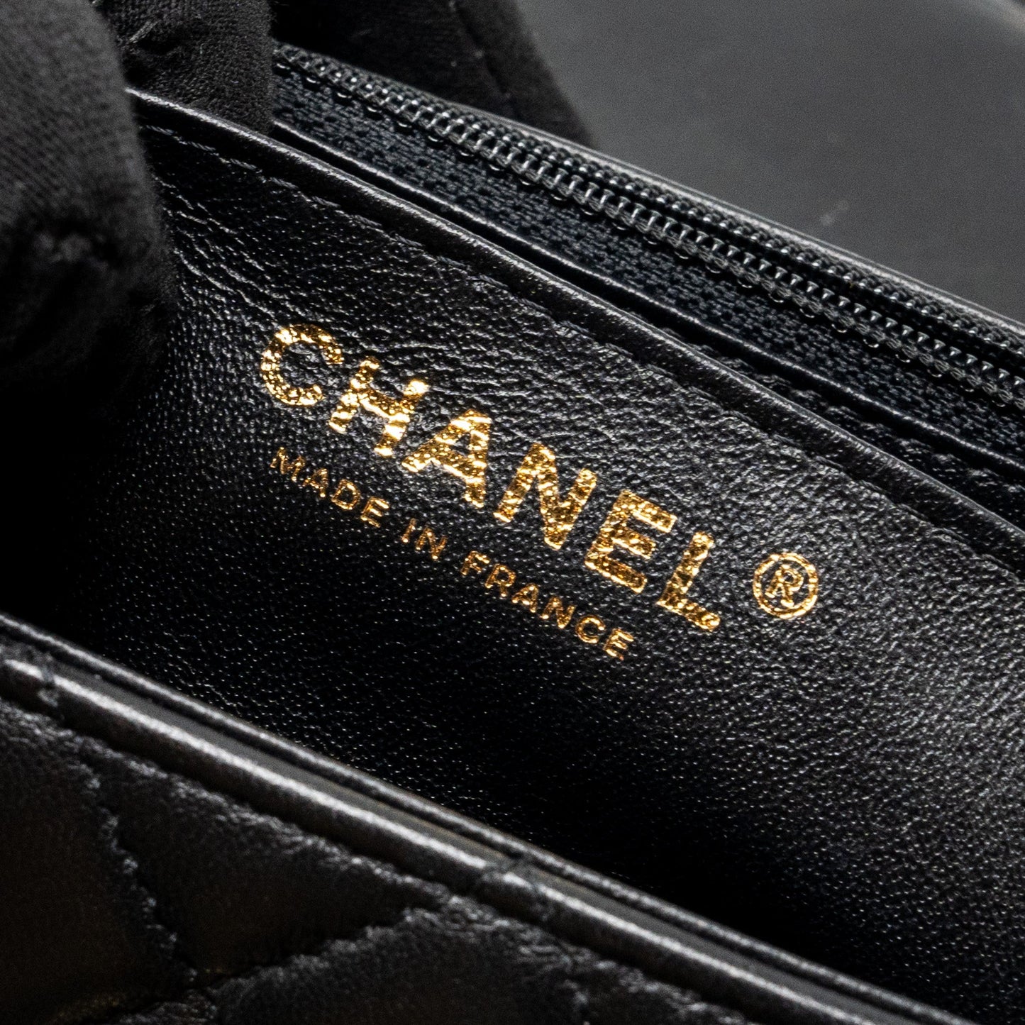 Chanel Egyptian Amulet Mini Rectangular Flap Bag Lambskin Black