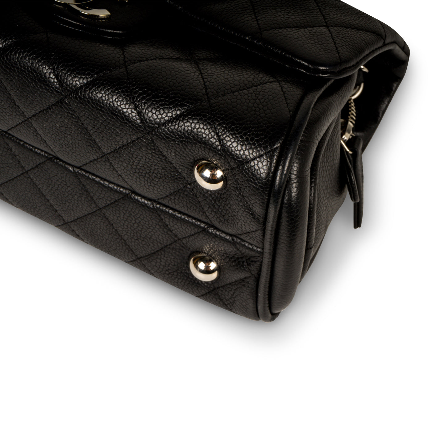 Chanel Small Bowler Caviar Shoulder Bag