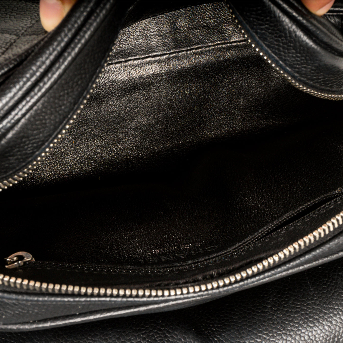 Chanel Small Bowler Caviar Shoulder Bag