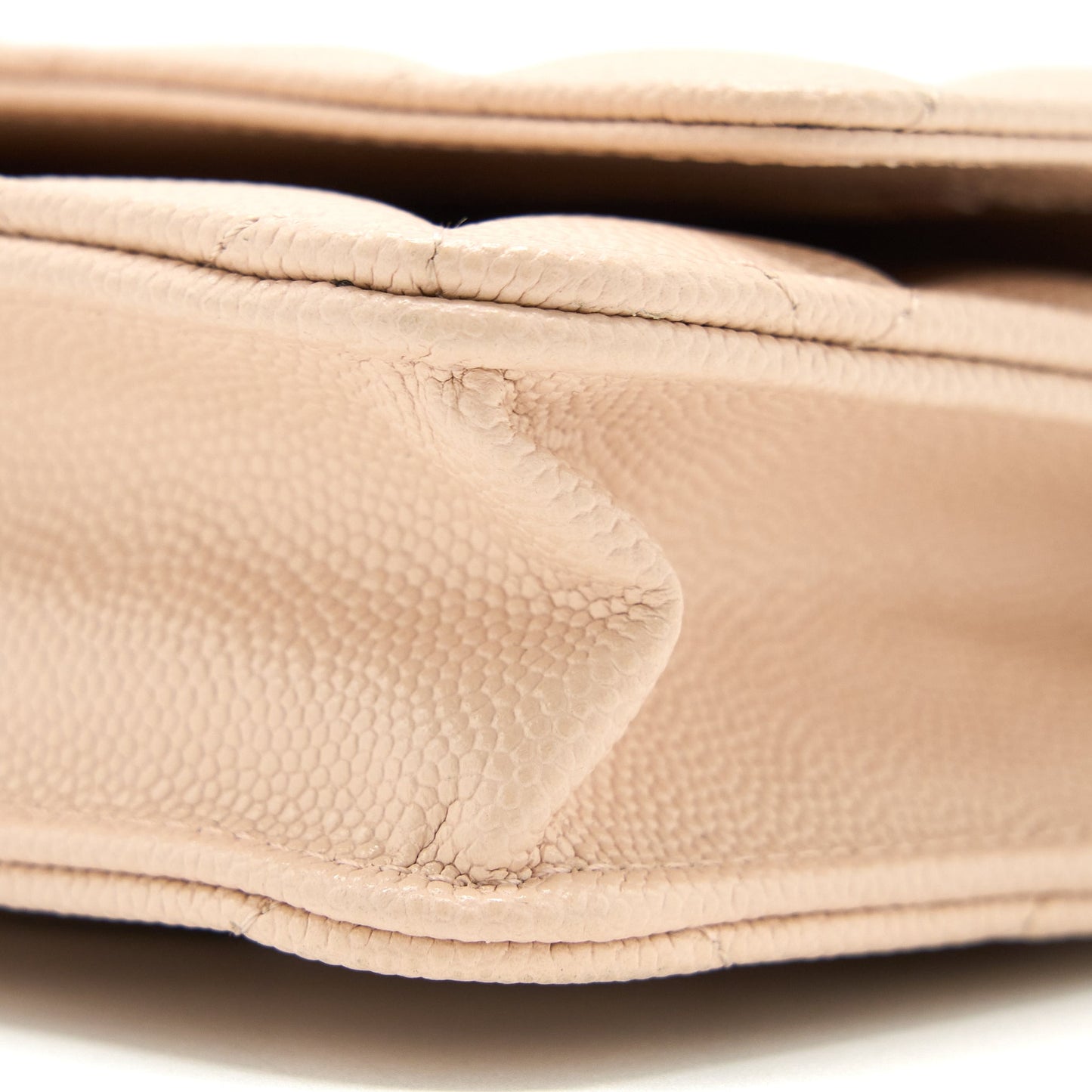 Chanel Classic Wallet On Chain Caviar Light Pink L (Microchip)