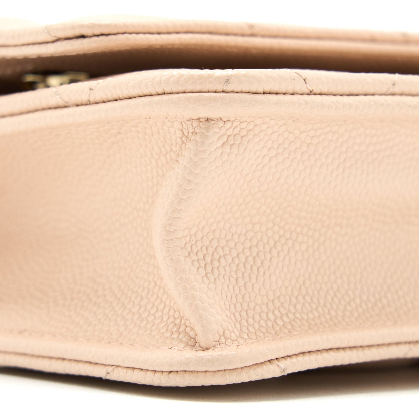 Chanel Classic Wallet On Chain Caviar Light Pink L (Microchip)
