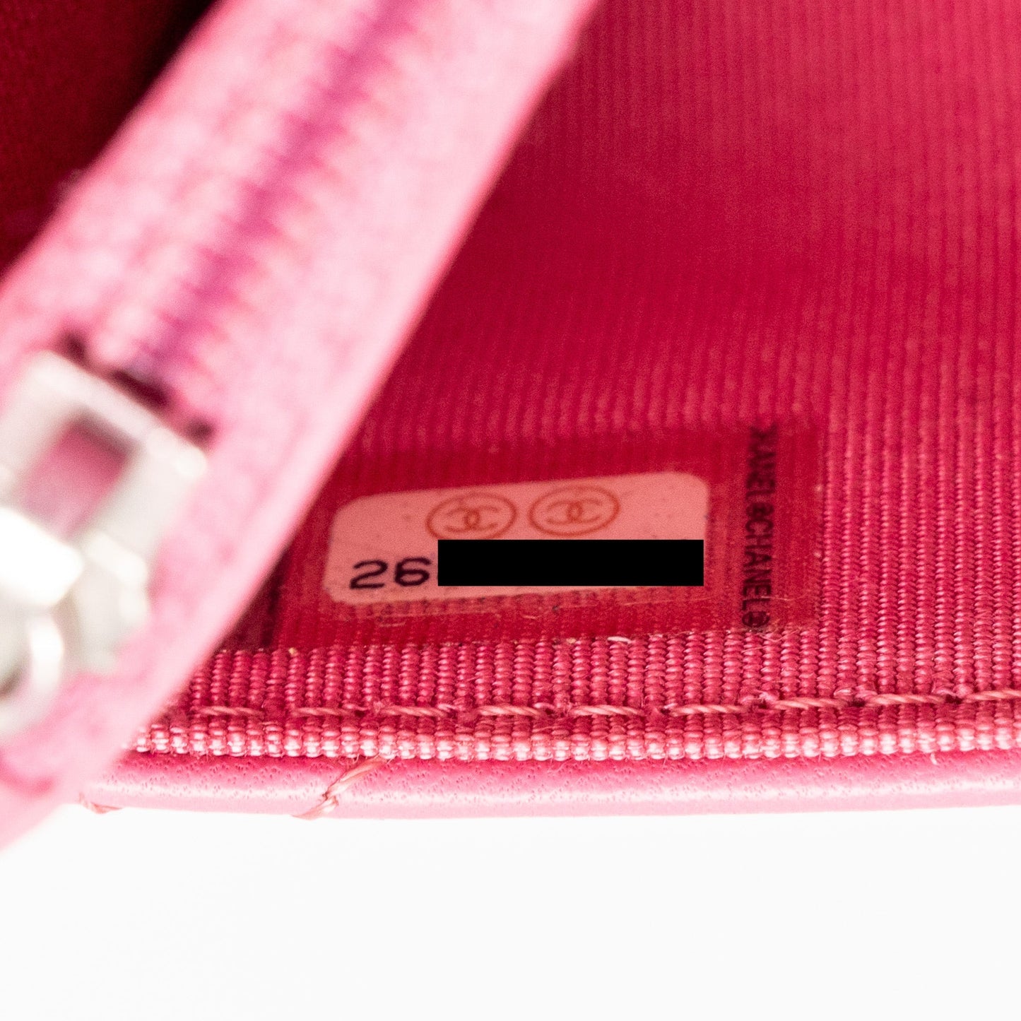 Chanel Classic Wallet on Chain Lambskin Pink