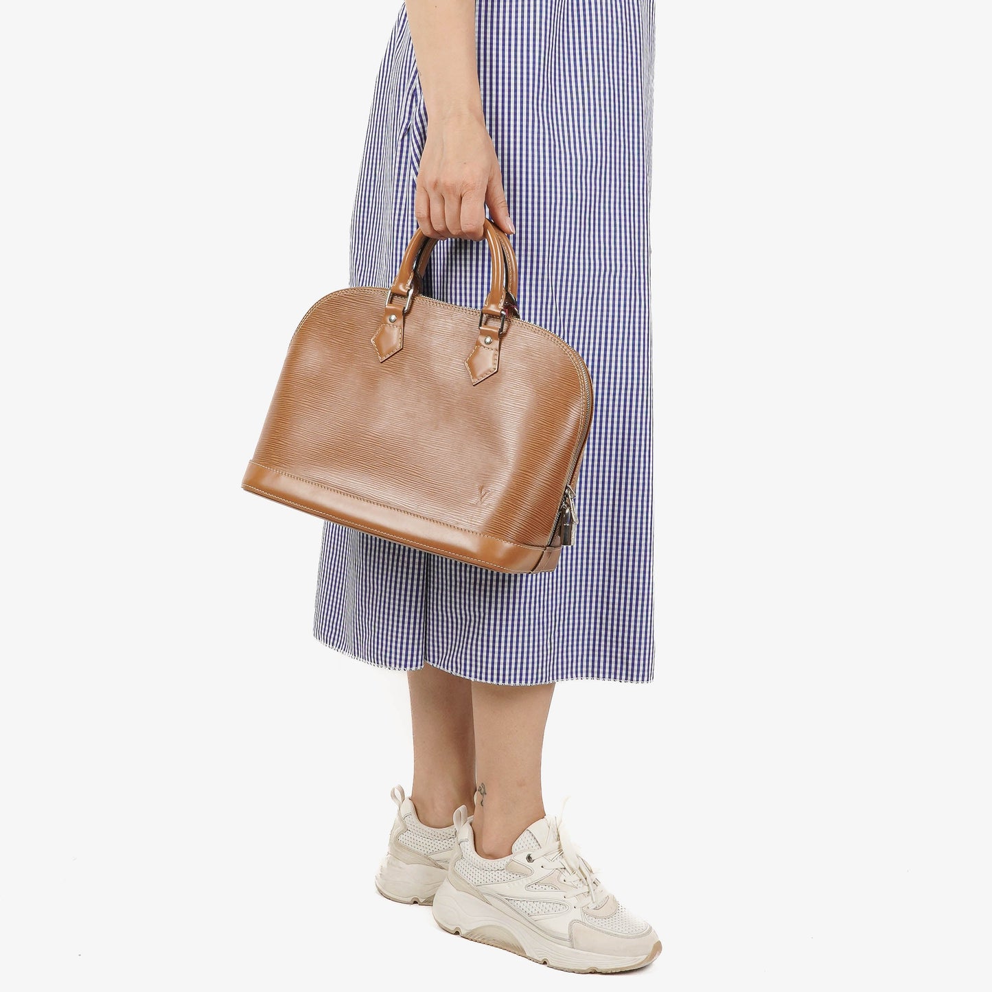 Louis Vuitton Alma PM Cannelle EPI Leather Handbag