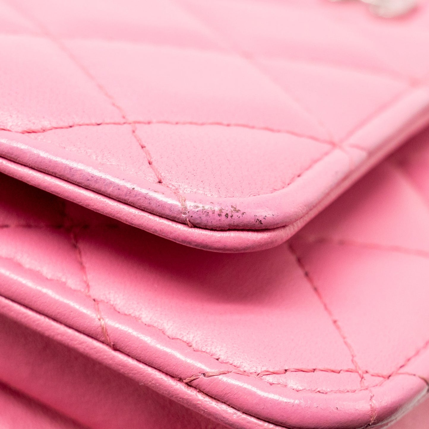 Chanel Classic Wallet on Chain Lambskin Pink