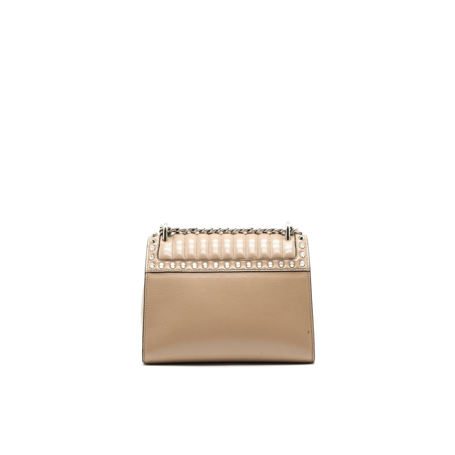 PRADA Small Leather Purse Beige