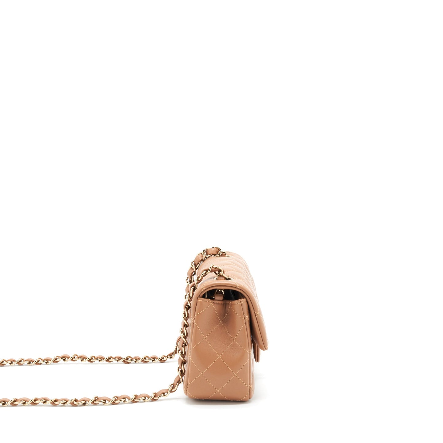 Chanel 22S Mini Rectangular Flap Bag Caramel L