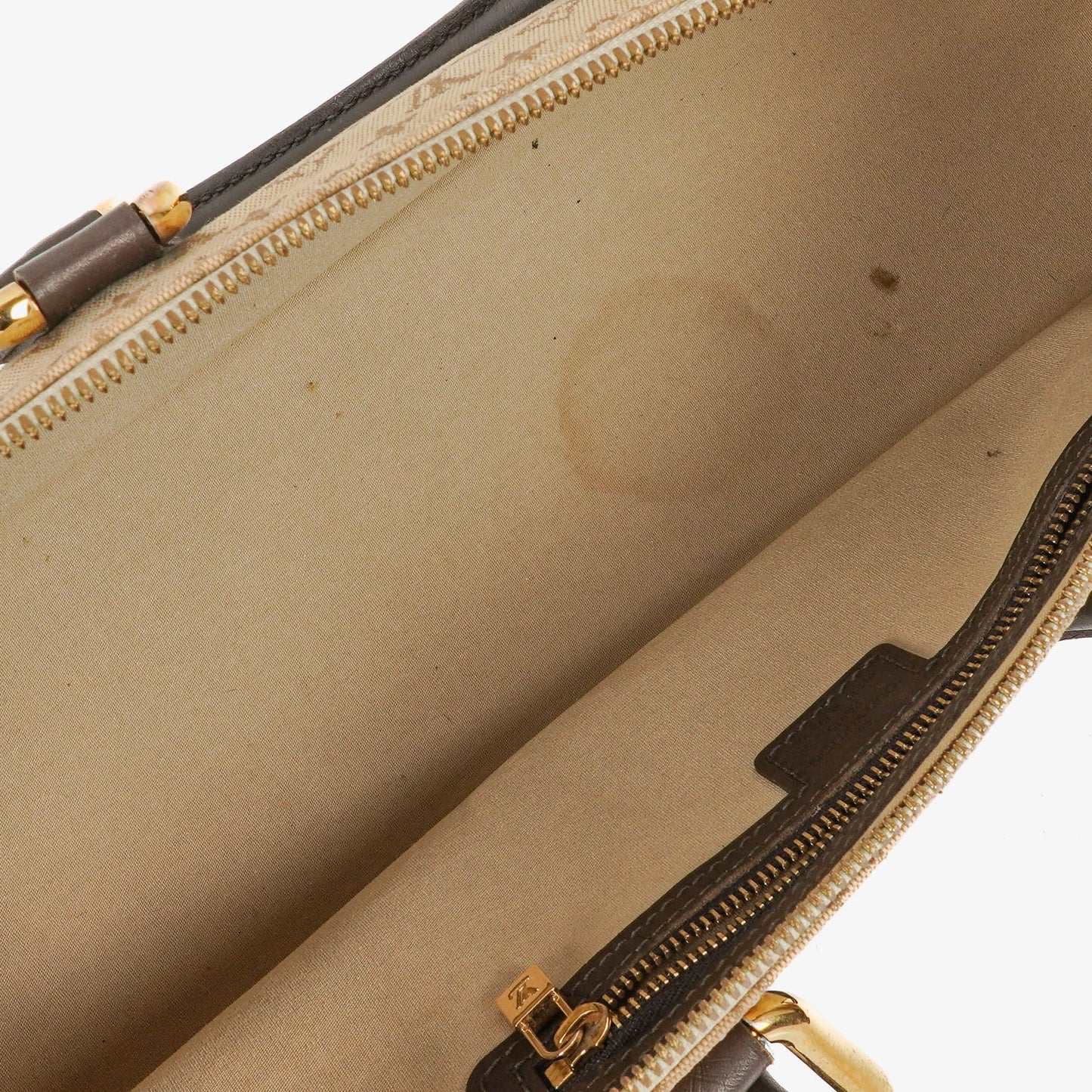 Louis Vuitton Alma Long Brown Monogram Mini Lin Handbag