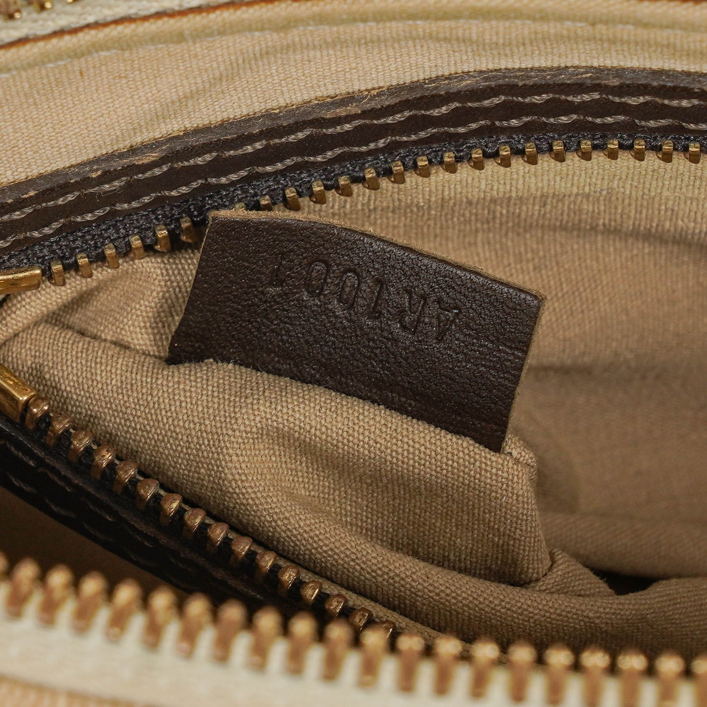 Louis Vuitton Alma Long Brown Monogram Mini Lin Handbag