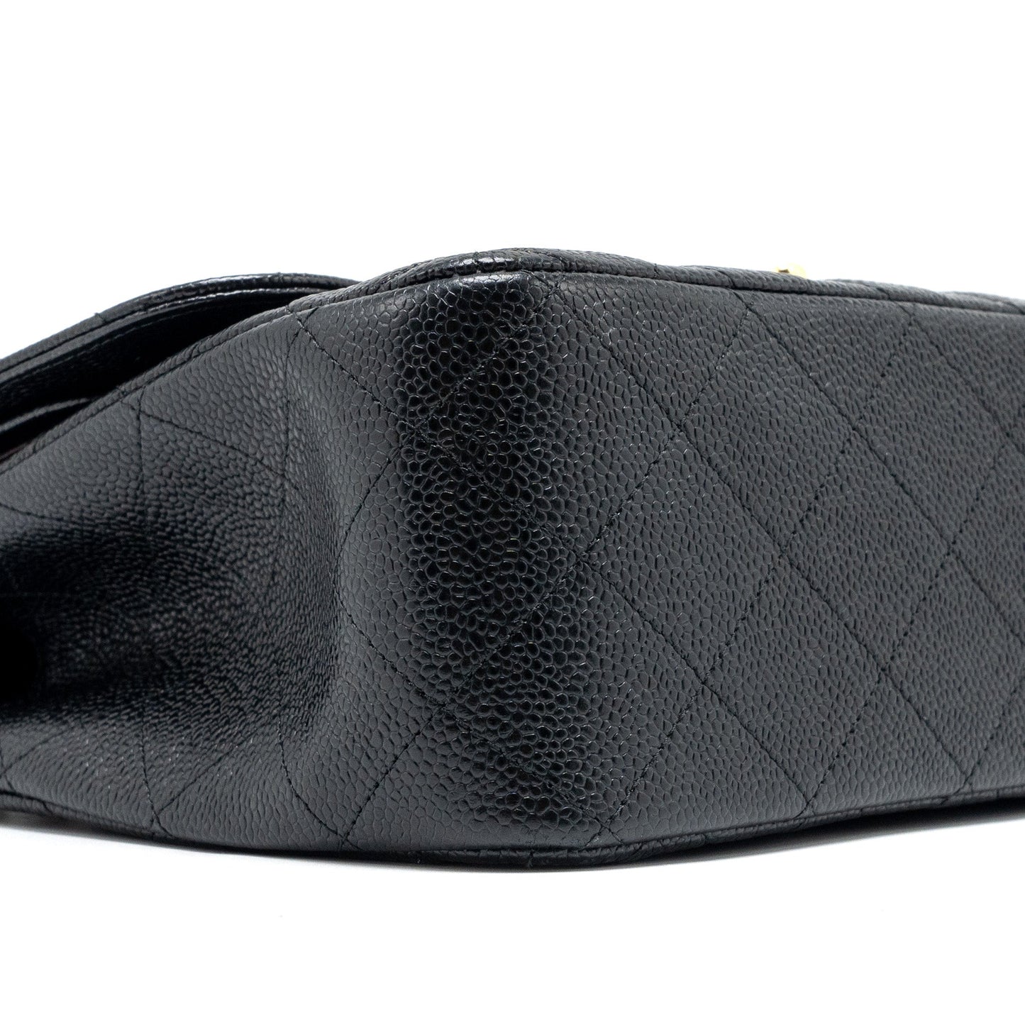 Chanel Classic jumbo double flap bag caviar black