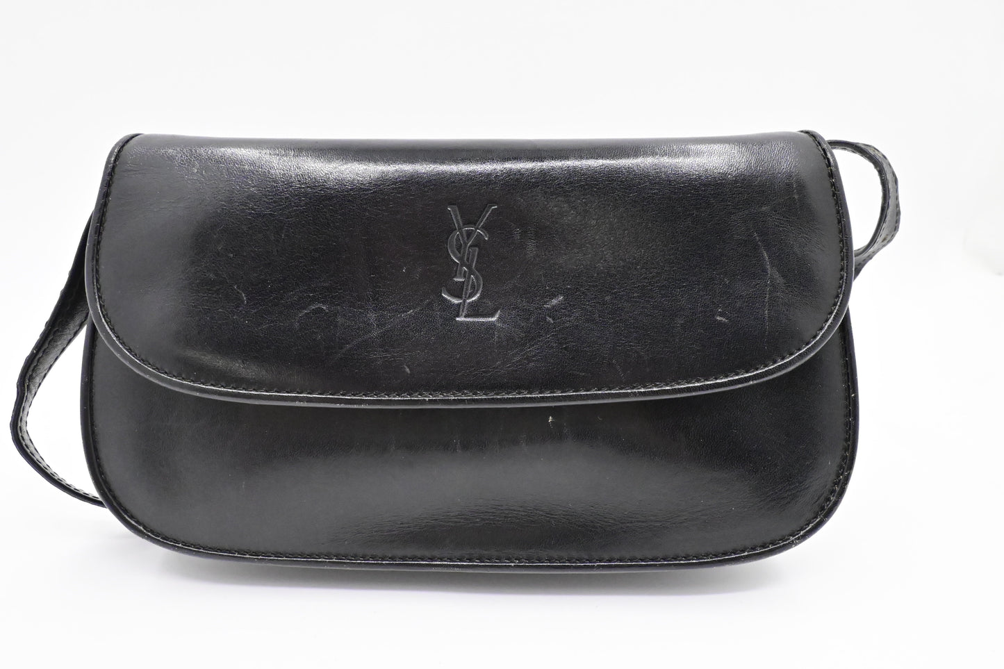 YSL Saint Laurent Crossbody Bag in Black Leather