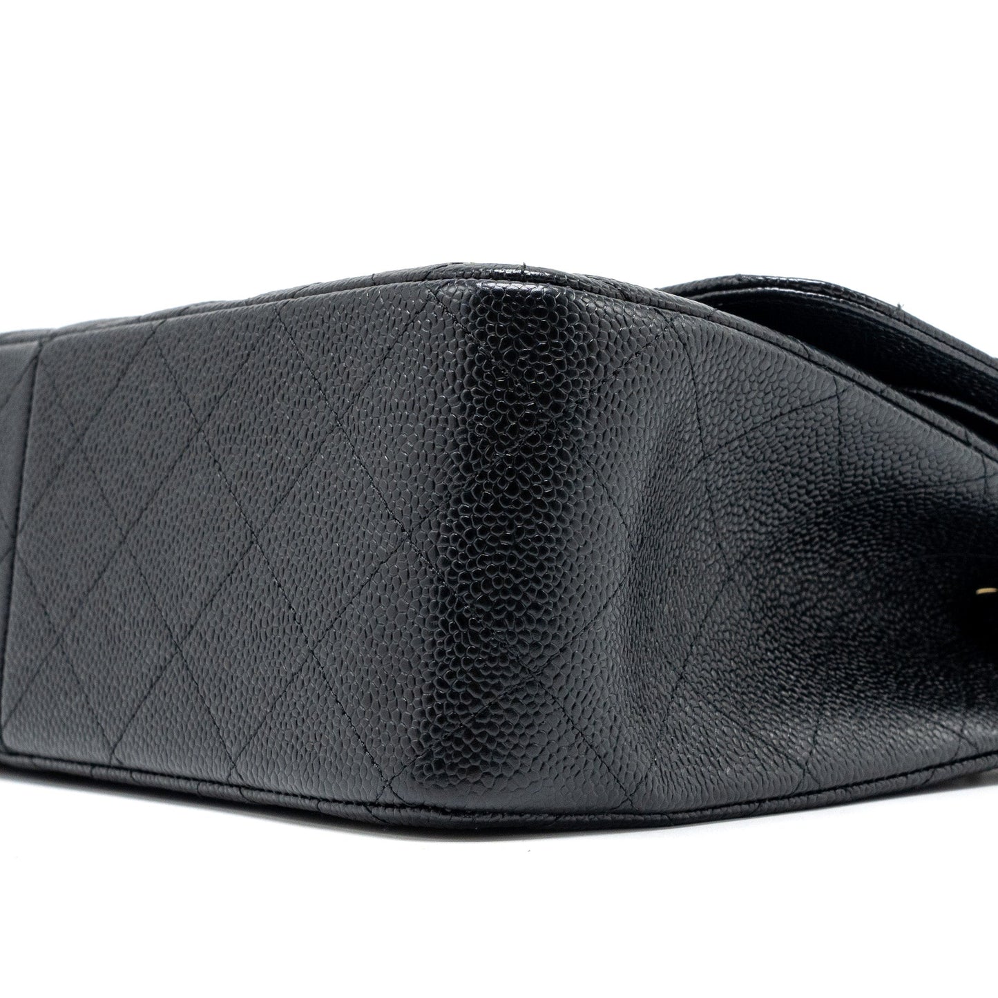 Chanel Classic jumbo double flap bag caviar black