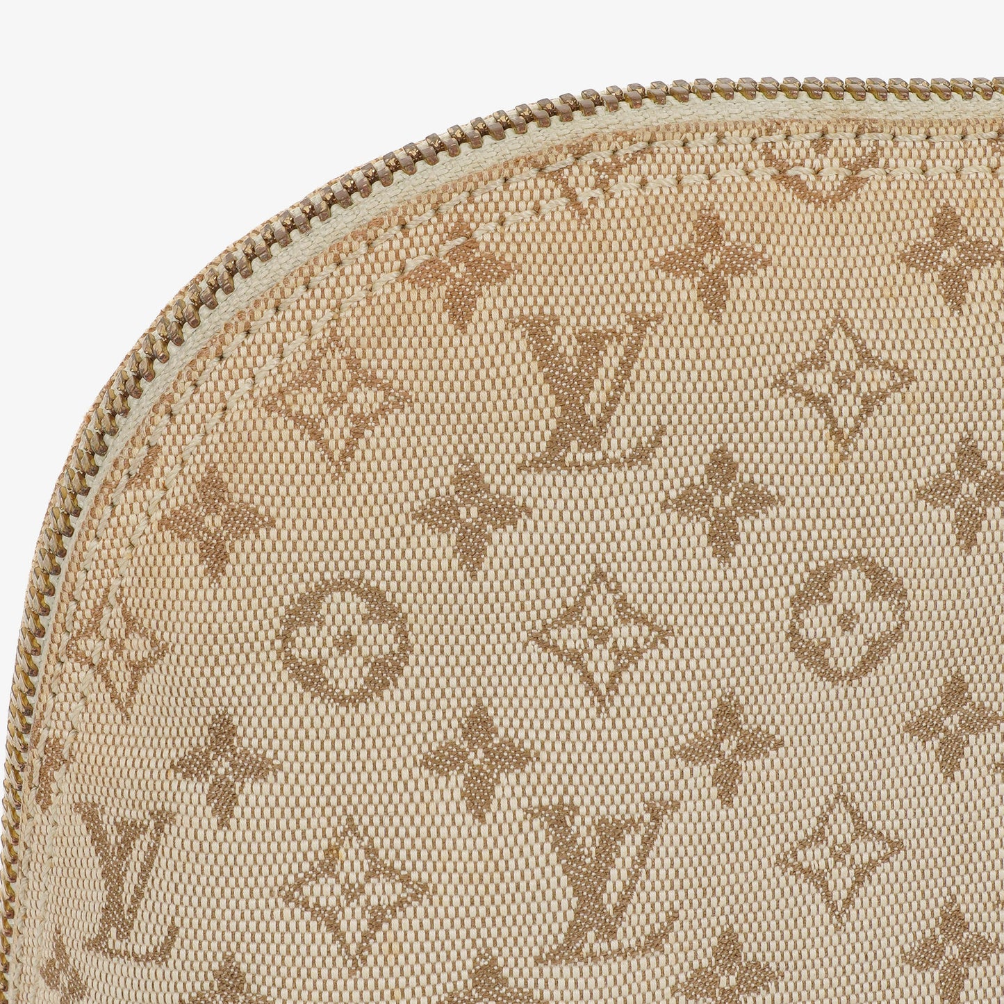 Louis Vuitton Alma Long Brown Monogram Mini Lin Handbag