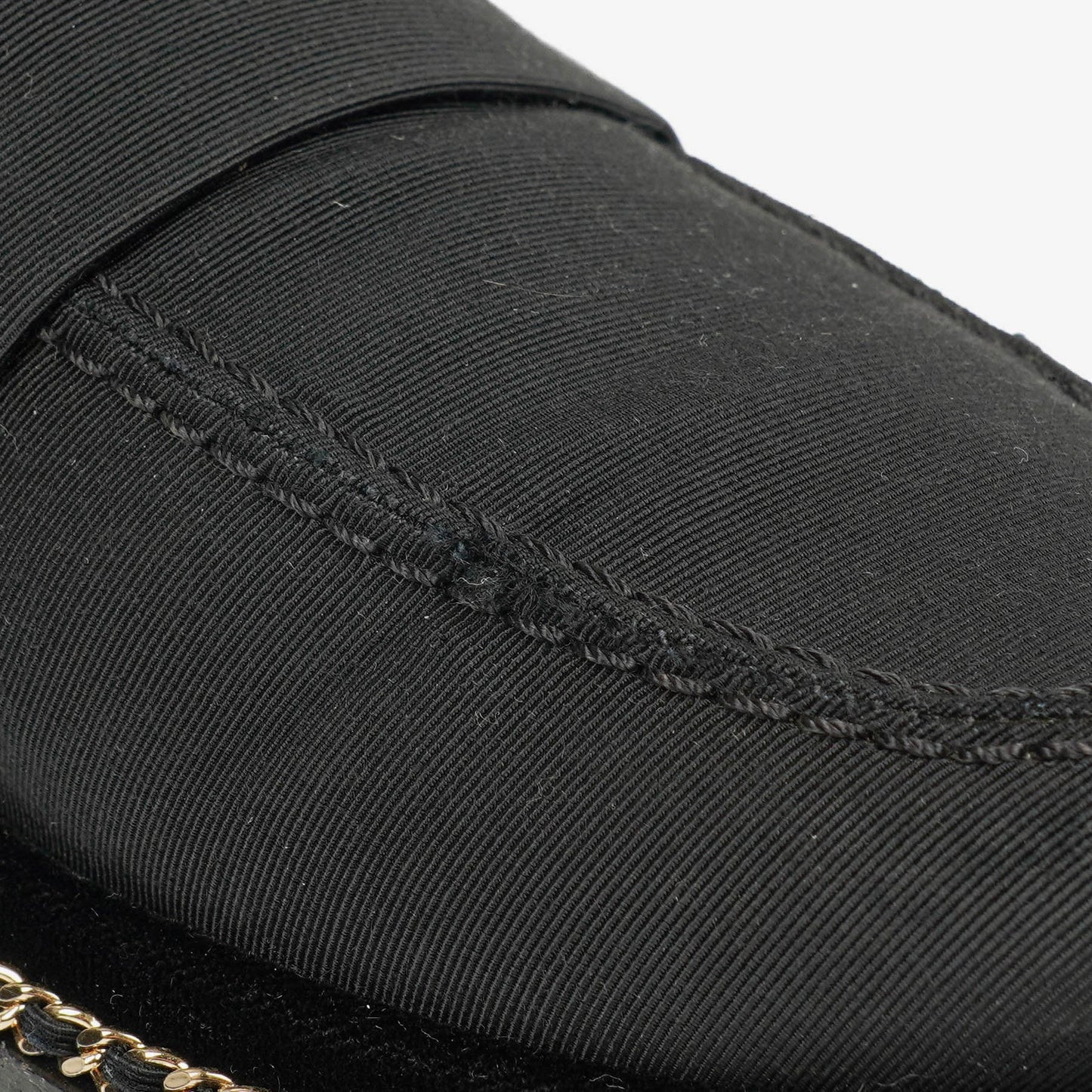 Chanel CC Velvet Platform Mocassins Loafers