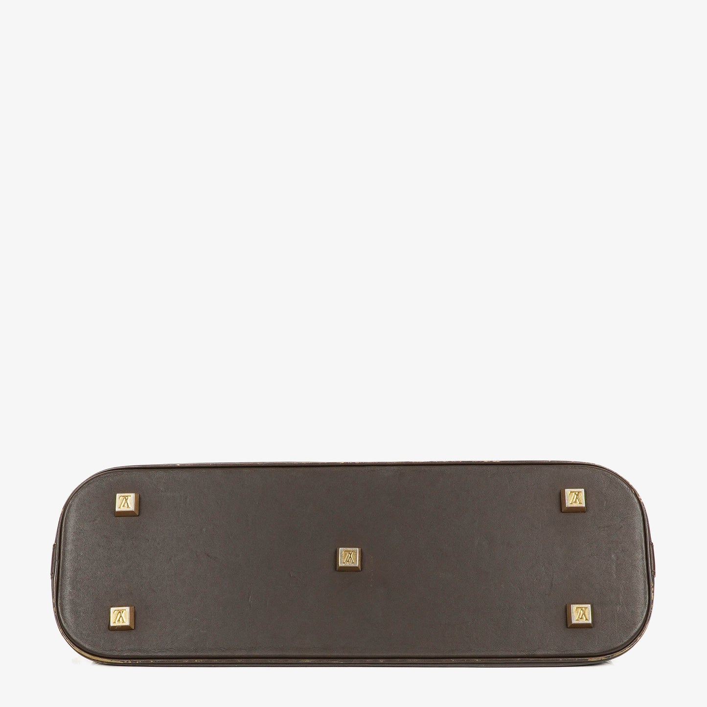 Louis Vuitton Alma Long Brown Monogram Mini Lin Handbag