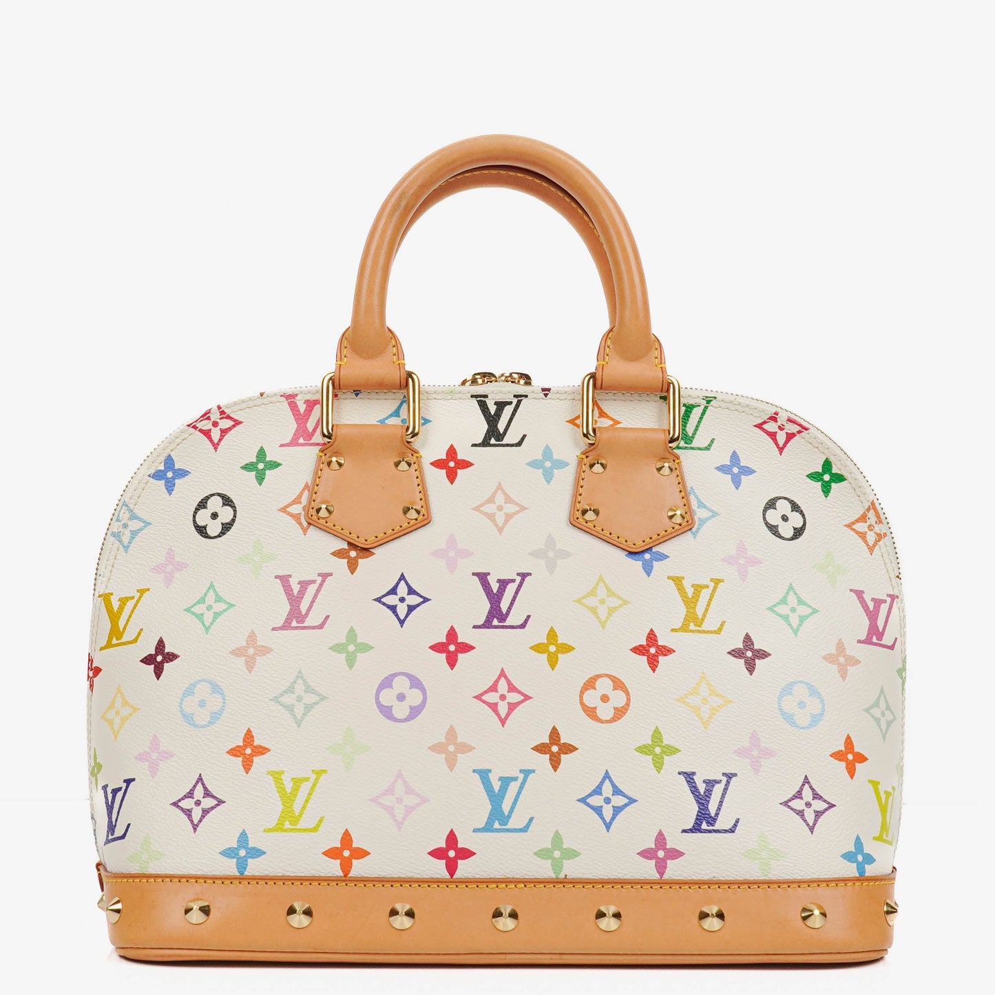 Louis Vuitton x Takashi Murakami Alma PM White Monogram Multicolor Bag