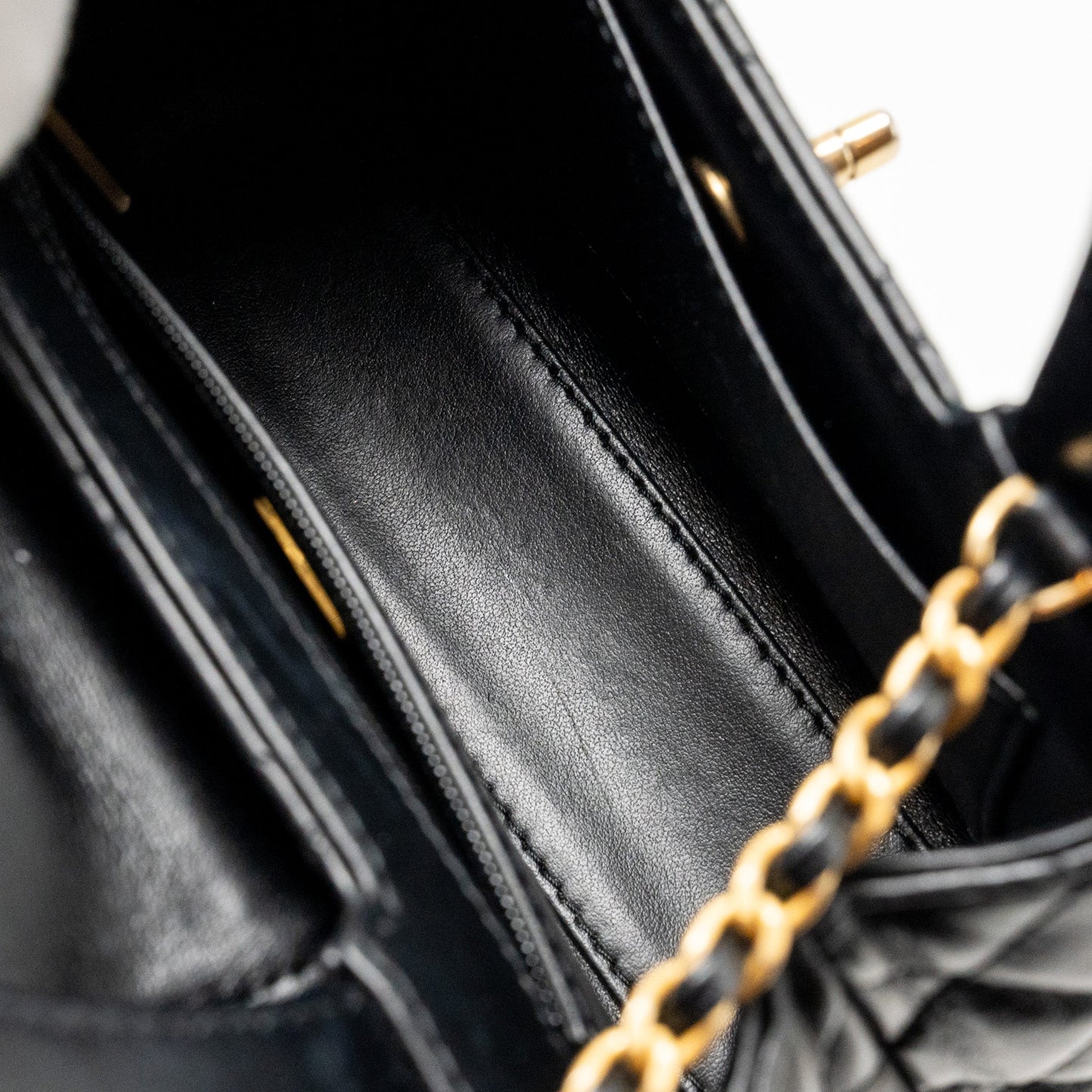 Chanel Mini Kelly Shopping Tote Bag Calfskin black  (microchip)