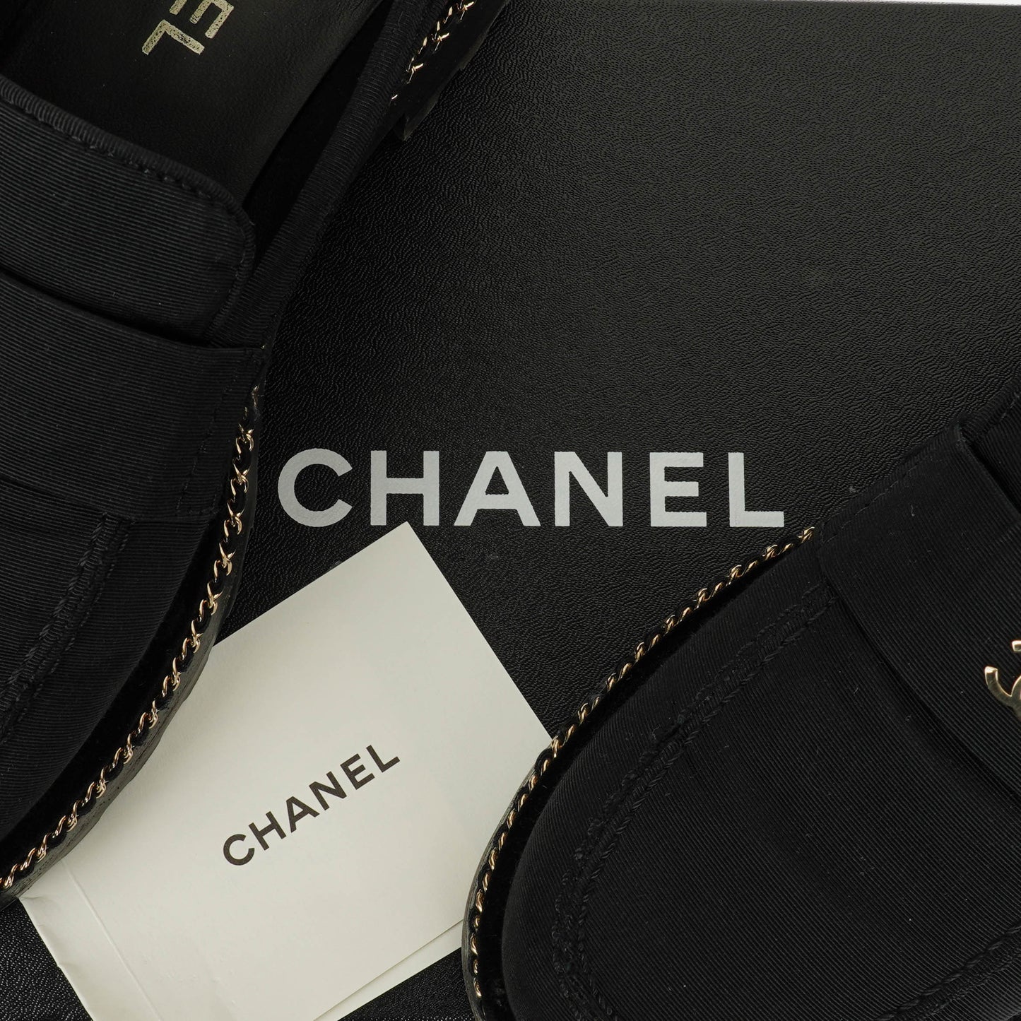 Chanel CC Velvet Platform Mocassins Loafers