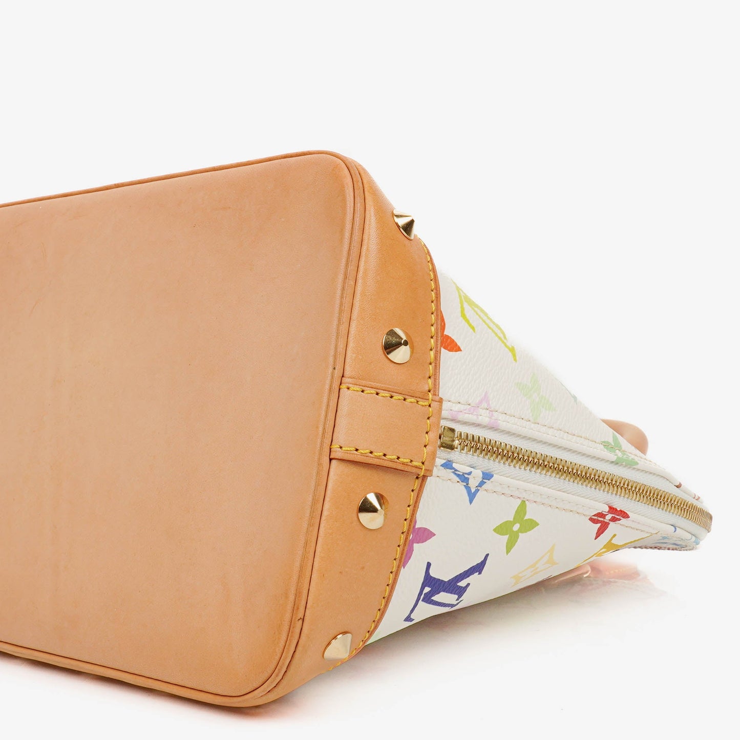 Louis Vuitton x Takashi Murakami Alma PM White Monogram Multicolor Bag