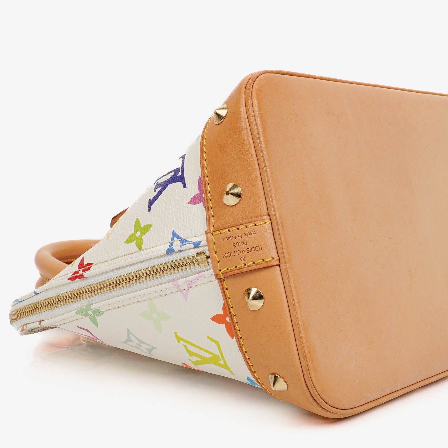 Louis Vuitton x Takashi Murakami Alma PM White Monogram Multicolor Bag