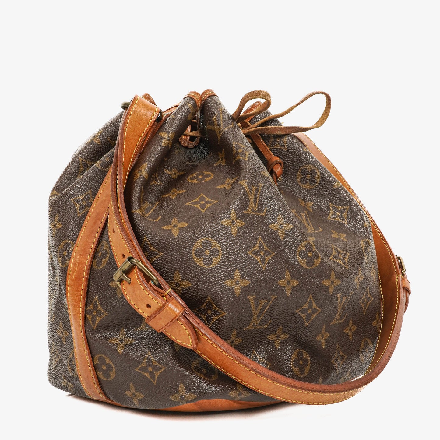 Louis Vuitton Petit Noe Monogram Canvas Shoulder Bag