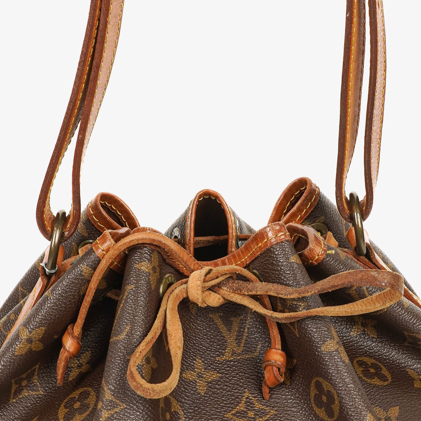 Louis Vuitton Petit Noe Monogram Canvas Shoulder Bag