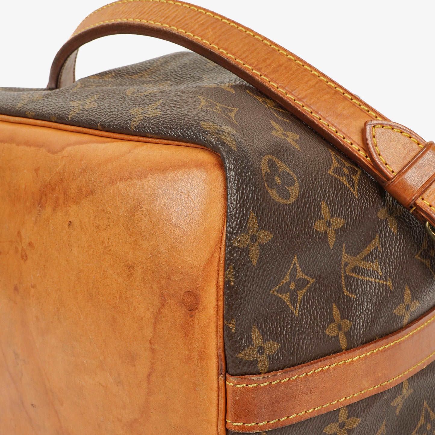Louis Vuitton Petit Noe Monogram Canvas Shoulder Bag