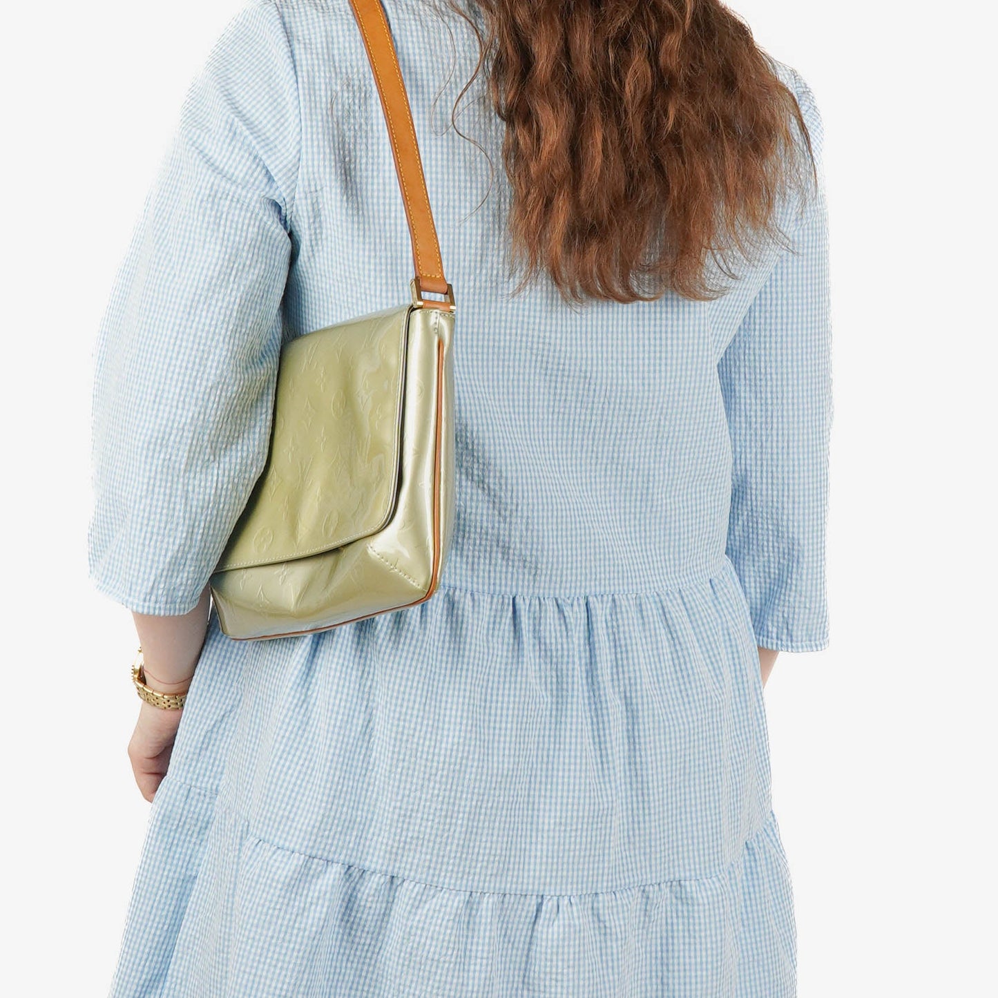 Louis Vuitton Thompson Monogram Vernis Leather Shoulder Bag, 2000