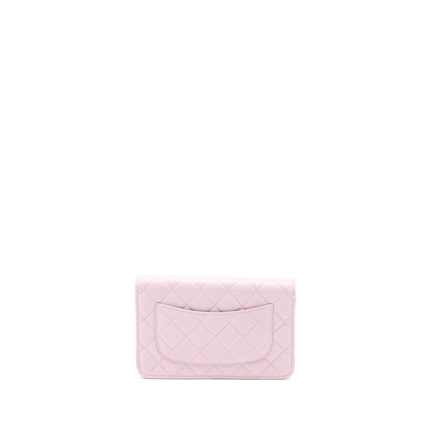 Chanel Classic Wallet On Chain Caviar Light Pink L