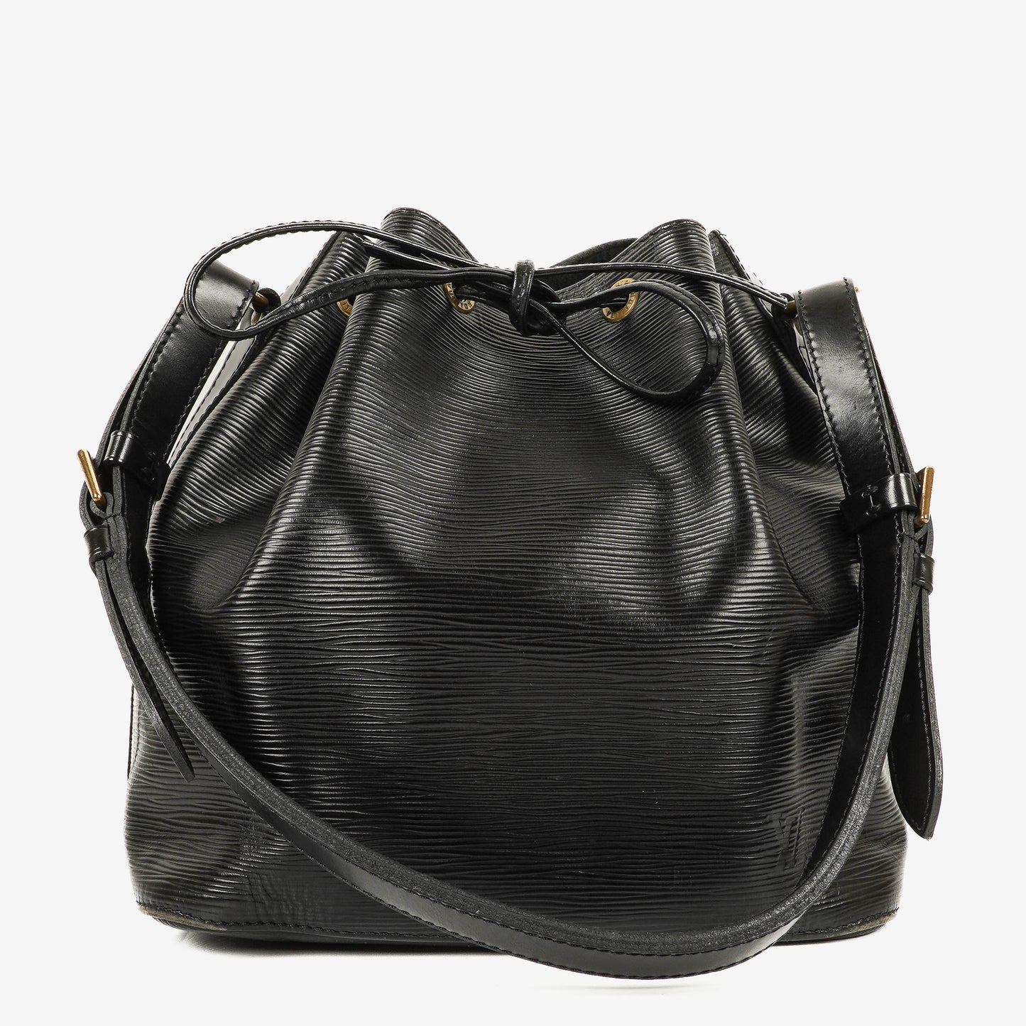 Louis Vuitton Petit Noe Black EPI Leather Shoulder Bag