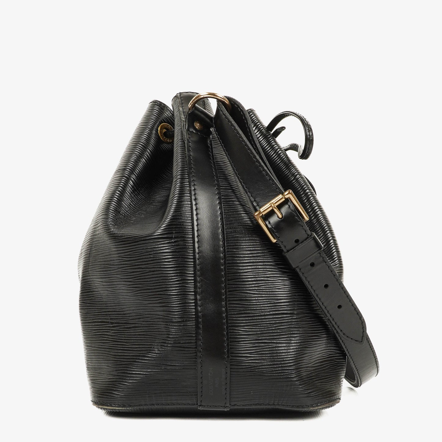 Louis Vuitton Petit Noe Black EPI Leather Shoulder Bag