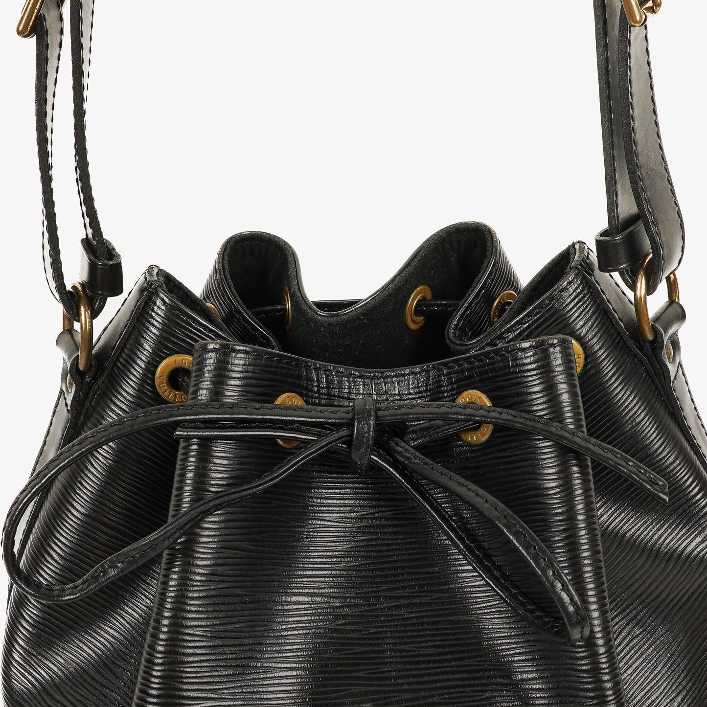 Louis Vuitton Petit Noe Black EPI Leather Shoulder Bag