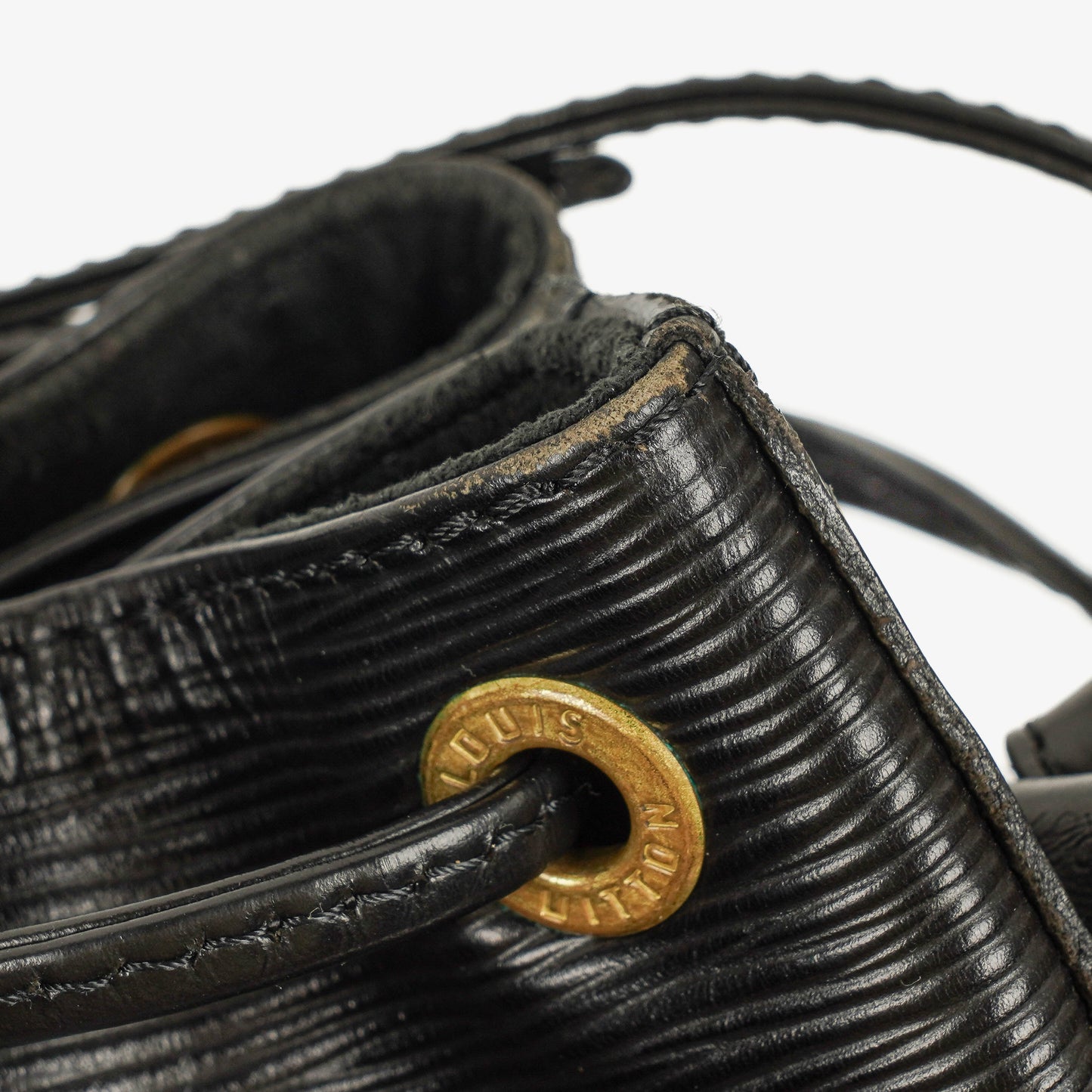 Louis Vuitton Petit Noe Black EPI Leather Shoulder Bag