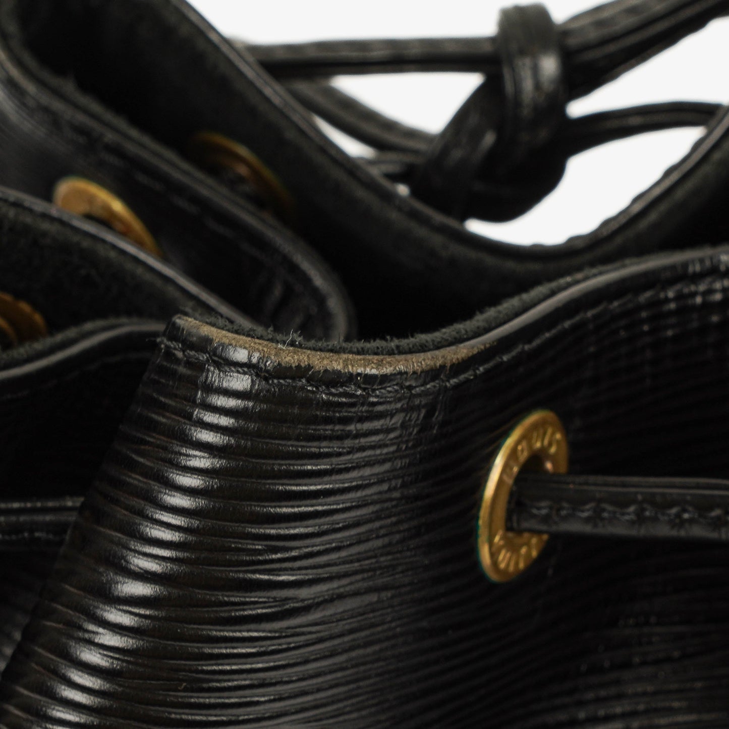 Louis Vuitton Petit Noe Black EPI Leather Shoulder Bag