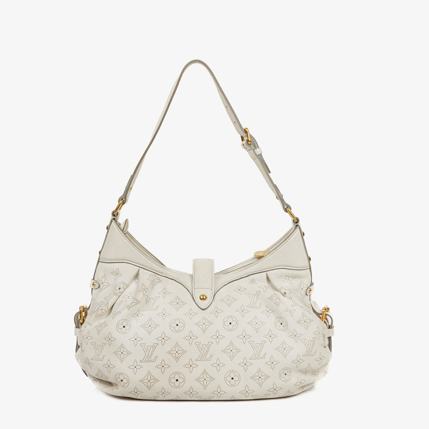 Louis Vuitton Mahina XS Leather White Monogram Shoulder Bag